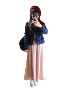 「アイテム（PC・スマホグッズ/家電）」を使った、えりり🌷骨格ウェーブ/イエベ秋さん（レディース・162cm・30代）の秋コーディネート