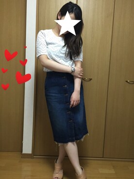 ぴーもんさん（レディース・160cm）の夏コーディネート