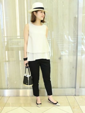 「ラメ」｜mikiさん（レディース・163cm）の春コーディネート