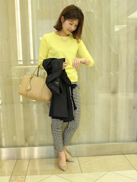 「Noble（ノーブル）のアイテム（その他アウター）」を使った、mikiさん（レディース・163cm）の春コーディネート