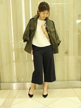 「Noble（ノーブル）のアイテム（ジャケット/アウター）」を使った、mikiさん（レディース・163cm）の秋コーディネート