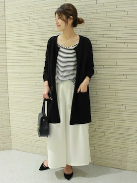 「Noble（ノーブル）のアイテム（Tシャツ/カットソー）」を使った、mikiさん（レディース・163cm）の秋コーディネート