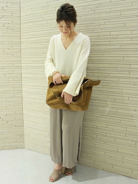 「サボ」｜mikiさん（レディース・163cm）の秋コーディネート