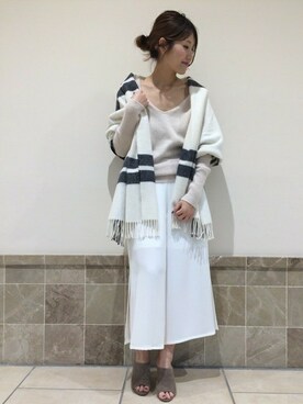 Noble - NOBLE  アンゴラVネックプルオーバー美品 Noble（ノーブル）の「アンゴラシャギー Vネックプルオーバー