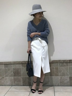 「Noble（ノーブル）のアイテム（バッグ）」を使った、mikiさん（レディース・163cm）の冬コーディネート