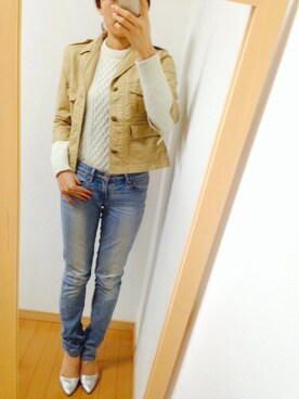 「one way（ワンウェイ）のアイテム（シューズ）」を使った、（≧∇≦）さん（レディース・165cm）の冬コーディネート