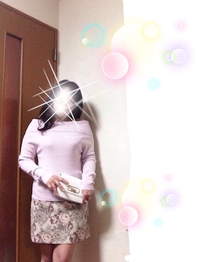 「JUSGLITTY（ジャスグリッティー）のアイテム（バッグ）」を使った、さち(=^ェ^=)さん（レディース・153cm）の冬コーディネート