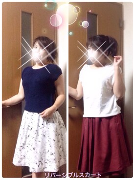 「エアリー」｜さち(=^ェ^=)さん（レディース・153cm）の夏コーディネート