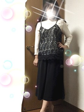 「VICKY（ビッキー）のアイテム（その他パンツ）」を使った、さち(=^ェ^=)さん（レディース・153cm）の秋コーディネート