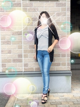 「C.C.CROSS（シーシークロス）のアイテム」を使った、さち(=^ェ^=)さん（レディース・153cm）の秋コーディネート