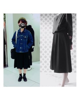 「Pink Flamingo（ピンクフラミンゴ）のアイテム」を使った、마오さん（レディース・163cm）の秋コーディネート