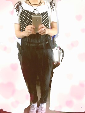 「CONVERSE（コンバース）のconverse（コンバース） ALL STAR OX（オールスターOX）（スニーカー）」を使った、maroniさん（レディース・151cm）の夏コーディネート