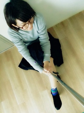 「おんなのこコーデ」｜「アイテム（ブーティ）」を使った、Kikuさん（レディース・166cm）の秋コーディネート