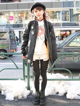 「STUSSY（ステューシー）のアイテム（その他アウター）」を使った、MARIEさん（レディース・164cm）の夏コーディネート