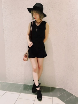 kurumi kawagoeさん（レディース・155cm）の夏コーディネート