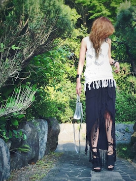 「Import & Select（インポートアンドセレクト）のアイテム（スカート）」を使った、いーちさん（レディース・165cm）の春コーディネート