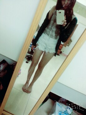 「PULL&BEAR（プルアンドベア）のアイテム（その他アウター）」を使った、錢錢さん（レディース・161cm）の春コーディネート