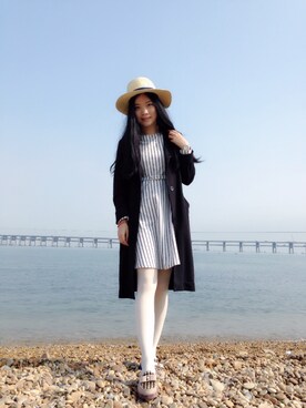 「Seaside」｜Monicaさん（レディース・168cm）の春コーディネート
