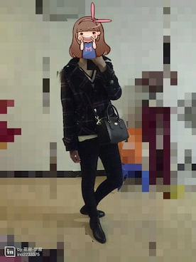 「Etam（エタム）のアイテム（ジャケット/アウター）」を使った、花谢-梦醒さん（レディース・169cm）の秋コーディネート