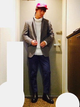 はやとくんさん（メンズ・170cm）の春コーディネート