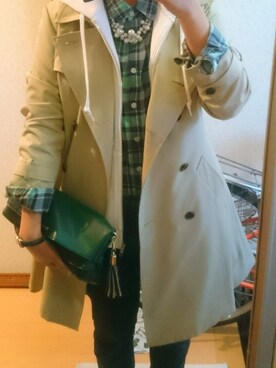 「パールアクセサリー」｜えりーさん（レディース・163cm）の春コーディネート