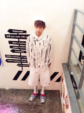 「MONKI」｜Shun Kiritaniさん（メンズ・175cm）の冬コーディネート