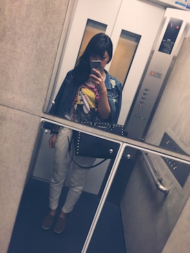 「MichaelKors」｜「アイテム（その他シューズ）」を使った、さあやんさん（レディース・163cm）の秋コーディネート