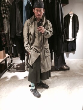 「streetsnap」｜「アイテム（ミリタリージャケット）」を使った、rechic clothing shopさん（メンズ・171cm）の冬コーディネート