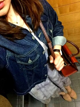 「one way（ワンウェイ）のアイテム（シューズ）」を使った、nkgwtmkさん（レディース・158cm）の春コーディネート
