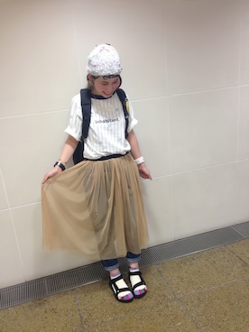 a.nさん（レディース・155cm）の夏コーディネート