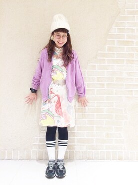 「CA4LA」｜a.nさん（レディース・155cm）の冬コーディネート