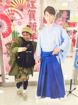 「アイテム（タイツ/ストッキング）」を使った、a.nさん（レディース・155cm）の冬コーディネート