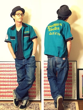 「アメカジフェス～夏の陣～」｜old_goldさん（メンズ・170cm）の夏コーディネート