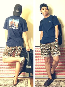「TCSS（ティーシーエスエス）のアイテム（キャップ）」を使った、old_goldさん（メンズ・170cm）の夏コーディネート
