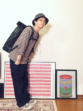 「アイテム（ブローチ/コサージュ）」を使った、old_goldさん（メンズ・170cm）の秋コーディネート
