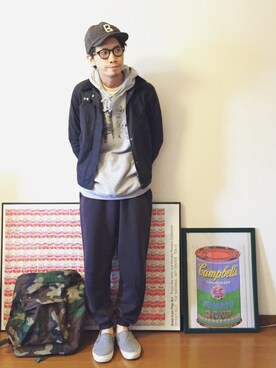 「アキコーデ」｜「アイテム（その他アウター）」を使った、old_goldさん（メンズ・170cm）の秋コーディネート