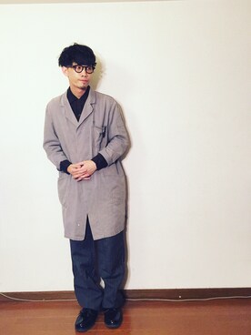 「working style」｜「アイテム（その他アウター）」を使った、old_goldさん（メンズ・170cm）の冬コーディネート