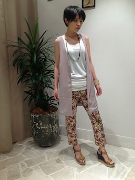 「B'2nd（ビーセカンド）のアイテム（ワンピース/ドレス）」を使った、B'2nd roit jiyugaokaさん（レディース・164cm）の春コーディネート