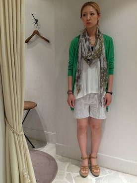 「B'2nd（ビーセカンド）のアイテム（アクセサリー）」を使った、B'2nd roit jiyugaokaさん（レディース・166cm）の夏コーディネート