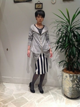 「B'2nd（ビーセカンド）のアイテム（アクセサリー）」を使った、B'2nd roit jiyugaokaさん（レディース・164cm）の秋コーディネート