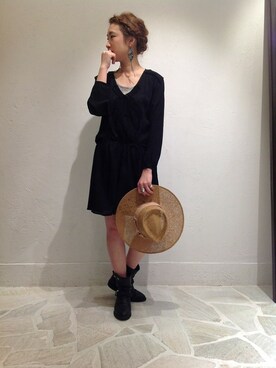 「B'2nd（ビーセカンド）のアイテム（帽子）」を使った、B'2nd roit jiyugaokaさん（レディース・160cm）の春コーディネート
