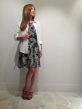 「B'2nd（ビーセカンド）のアイテム（ワンピース/ドレス）」を使った、B'2nd roit jiyugaokaさん（レディース・160cm）の夏コーディネート