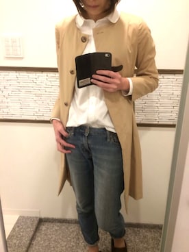 「BALLSEY（ボールジィ）のアイテム（ジャケット/アウター）」を使った、teruminさん（レディース・167cm）の春コーディネート