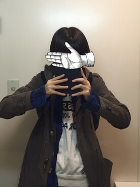 「ショッピング」｜「アイテム（ミリタリージャケット）」を使った、Y.HARUKAさん（レディース・168cm）の秋コーディネート