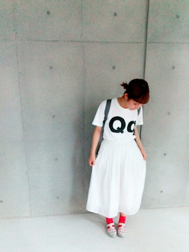 「F-TROUPE（エフトゥループ）のアイテム（その他シューズ）」を使った、り ん こ。さん（レディース・155cm）の夏コーディネート