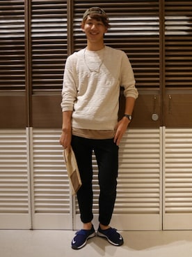 「アイテム（クラッチバッグ）」を使った、うえぴさん（メンズ・178cm）の夏コーディネート