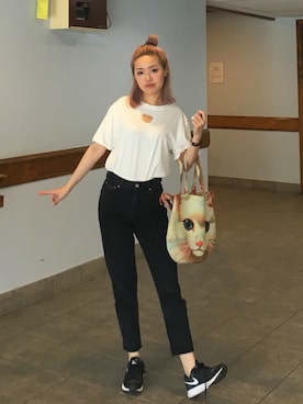 AMO_YAKAさん（レディース・165cm）の夏コーディネート