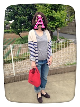 「orcival」｜「アイテム（モカシン/デッキシューズ）」を使った、moccoaさん（レディース・156cm）の春コーディネート