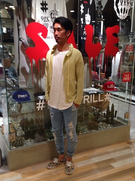 LHP池袋スタッフ４さん（メンズ・170cm）の夏コーディネート