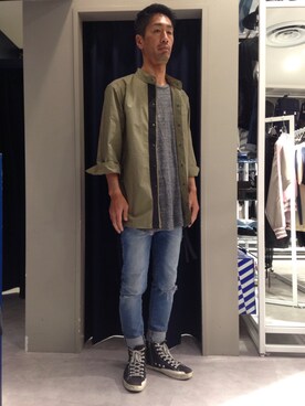 LHP池袋スタッフ４さん（メンズ・170cm）の夏コーディネート